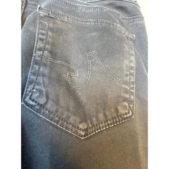 AG Adriano Goldschmied The Stilt Cigarette Leg Black Jeans 32R LSN1110-F-SBA - Picture 13 of 13